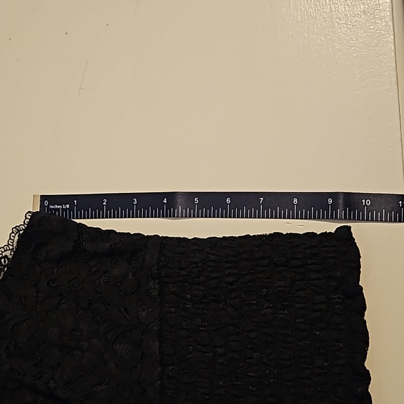 Torrid Black Lace Square Neck Crop Top - Picture 9 of 9